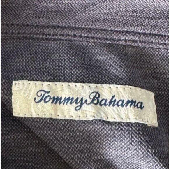 Tommy Bahama Men's Tropical Print Short Sleeve Blue Polo Size XL - Picture 4 of 6